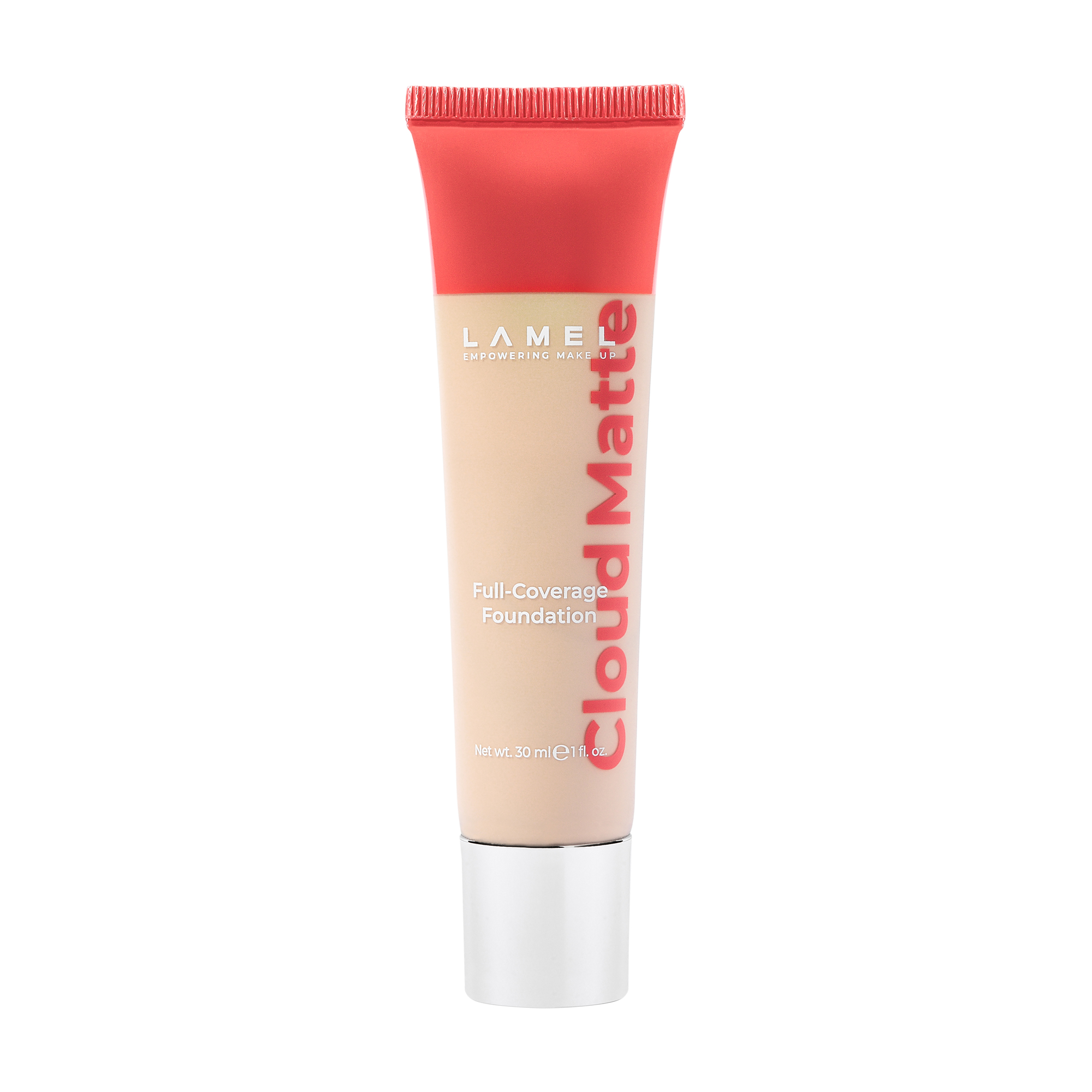 Уцінка! Тональний крем для обличчя LAMEL Make Up Cloud Matte Full-Coverage Foundation 01C, 30 мл